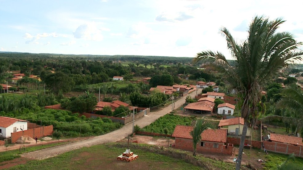 Lagoa Alegre, a 80 km de Teresina, no Piauí — Foto: TV Clube