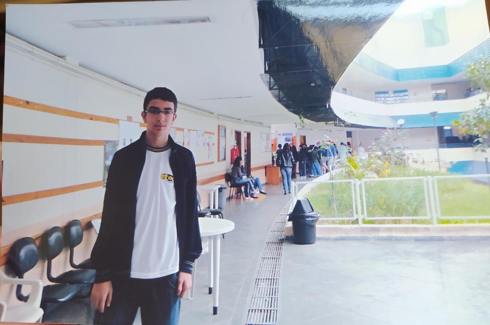 Douglas estudou em ETEC no ensino médio — Foto: Arquivo pessoal