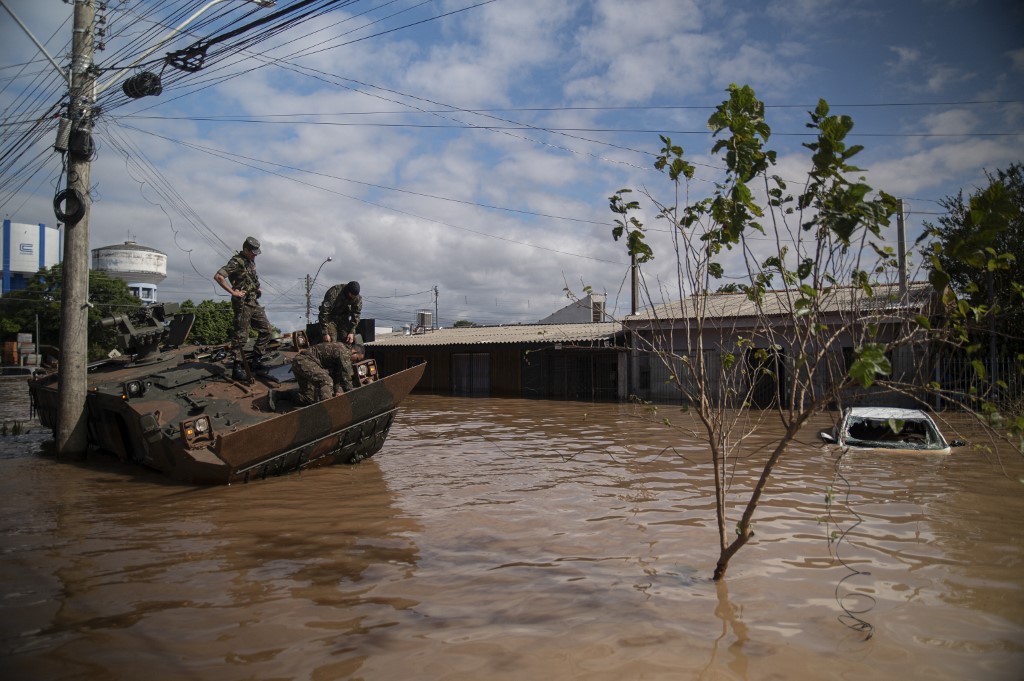 Estado do Rio Grande do Sul tem alertas para riscos de inundações e deslizamentos neste domingo