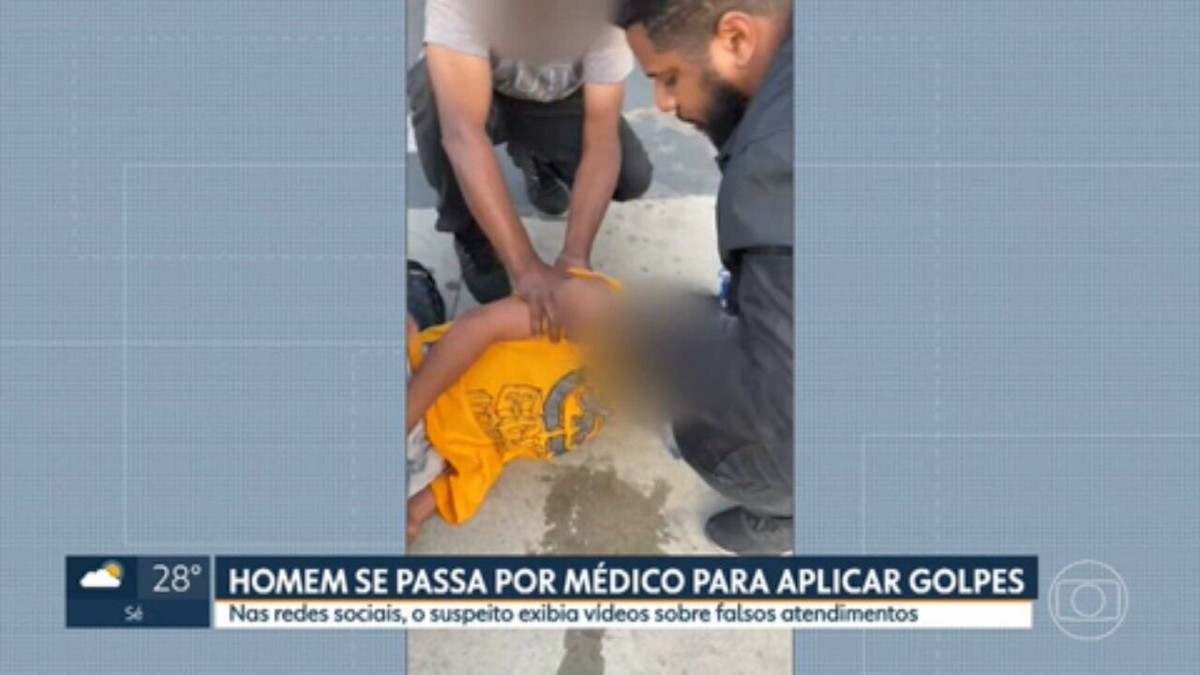 Falso médico acusado de aplicar golpes em SP publicava vídeos na redes socias supostamente socorrendo pessoas