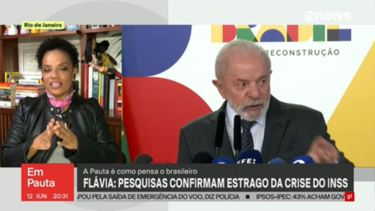 Crise no INSS impacta recuperaÃ§Ã£o da popularidade do governo, avalia FlÃ¡via Oliveira