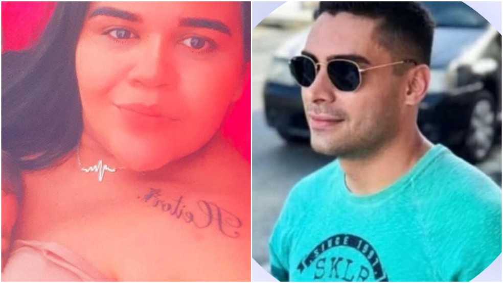 Policial militar Caio Filizola de Paiva foi preso por matar Luena Rocha Melo, de 33 anos, durante uma discussão em um posto de combustível em Cariré, no interior do Ceará. — Foto: Reprodução