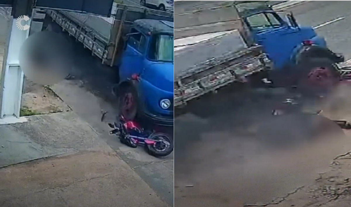 Motociclista é atingido e arrastado por carreta na Avenida Mário Covas, em Belém