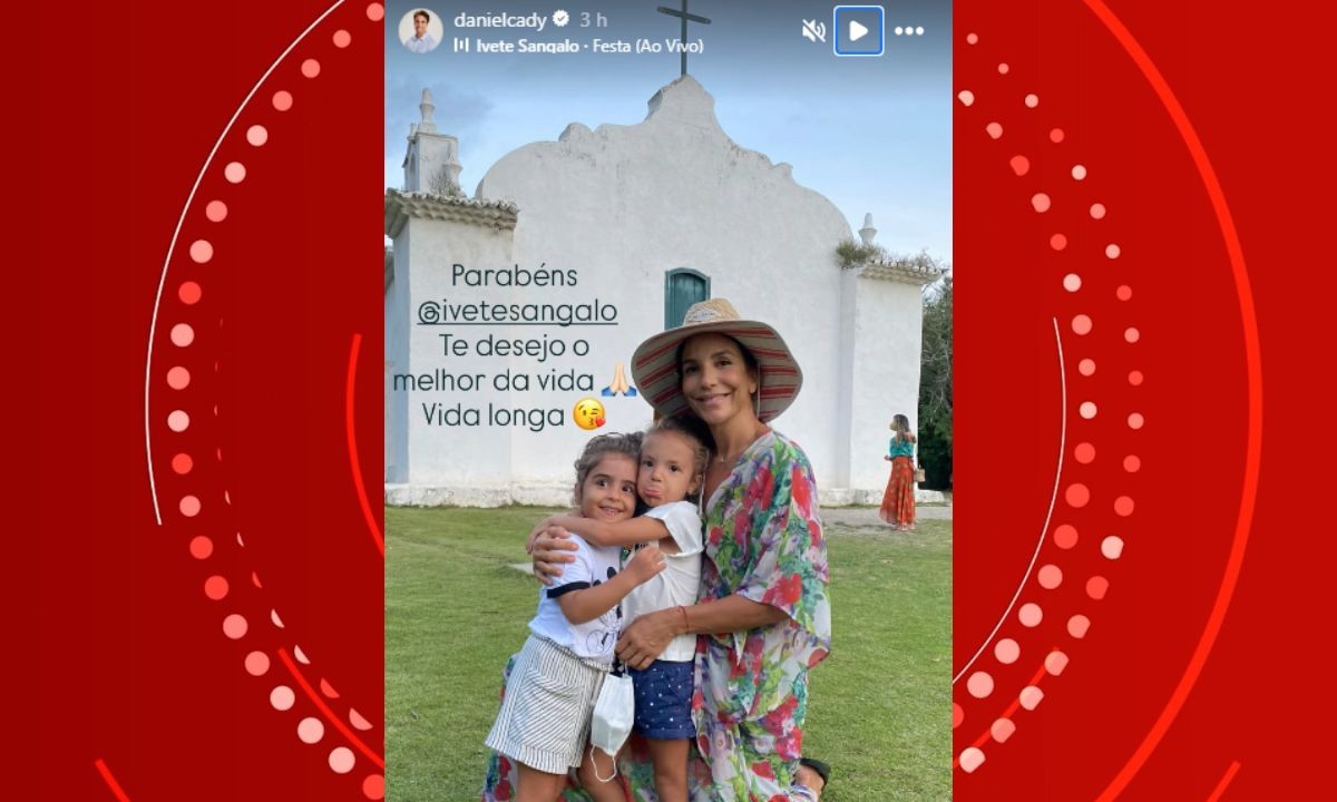 Ivete Sangalo recebe homenagem de aniversário do ex-marido 
