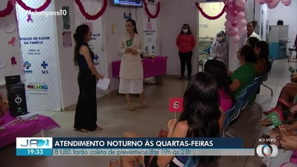 Em Palmas, oito UBS farão atendimento noturno nas quartas-feiras do 'Outubro Rosa'