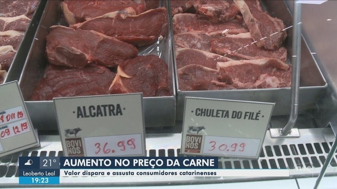 Osso é vendido e não dado': alta no preço da carne bovina reduz consumo em  Florianópolis, Santa Catarina