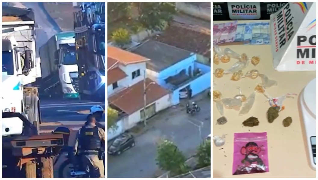 Perseguição policial termina com homem preso e drogas apreendidas em Bocaiuva