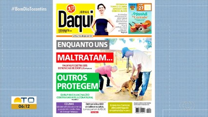 Denúncias de zoofilia em Palmas são destaque no Jornal Daqui