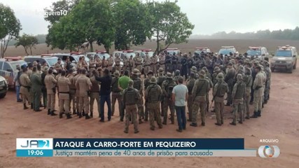 Justiça mantém pena de 40 anos de prisão para acusado de ataque a carro-forte no TO