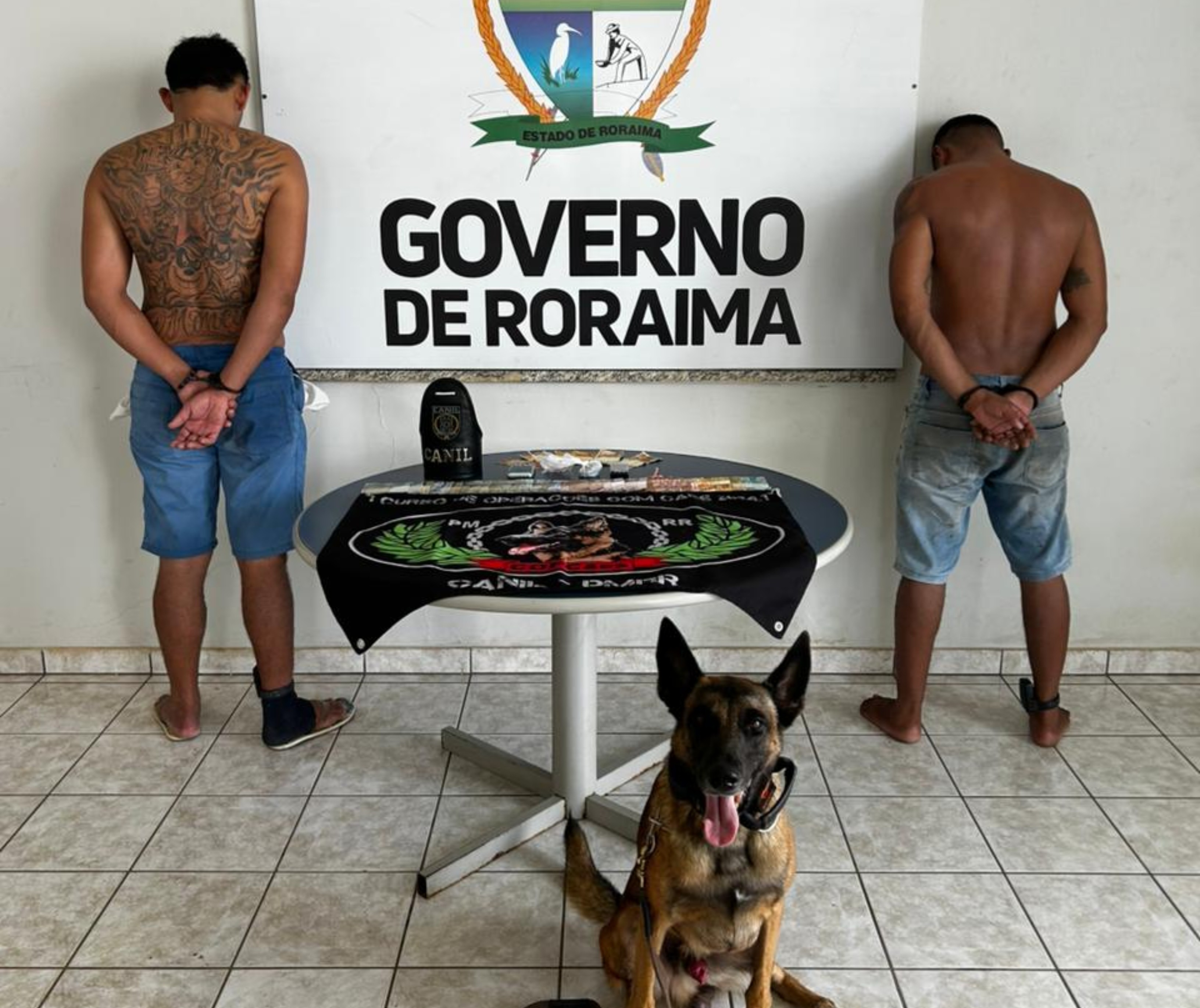 Dois albergados foram presos com maconha em Boa Vista