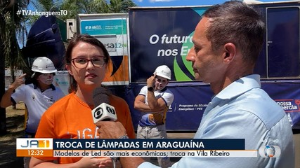 Troca de lâmpadas por modelos mais econômicos será realizada em Araguaína