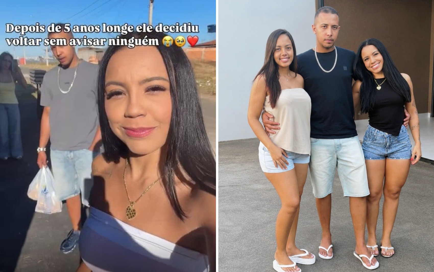 Jovem volta para casa sem avisar após cinco anos na Europa, e reação da família comove a web
