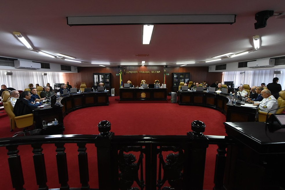 Plenário do Superior Tribunal Militar. — Foto: Divulgação