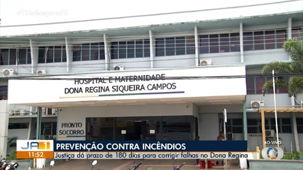 MP identifica irregularidades no sistema de prevenção de incêndios do Dona Regina