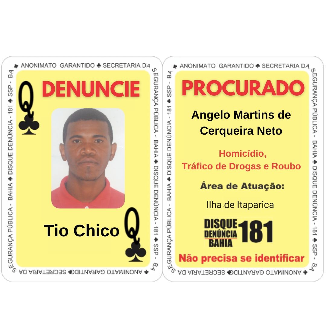 Tio Chico, Porquinho e Thubi: saiba quem são os novos criminosos incluídos em catálogo dos foragidos mais perigosos da Bahia