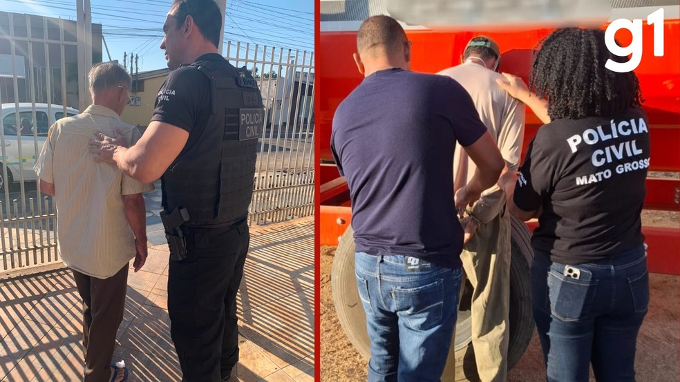 Outros dois suspeitos foram presos durante a Operação Infância Segura da Polícia Civil. — Foto: PJC-MT