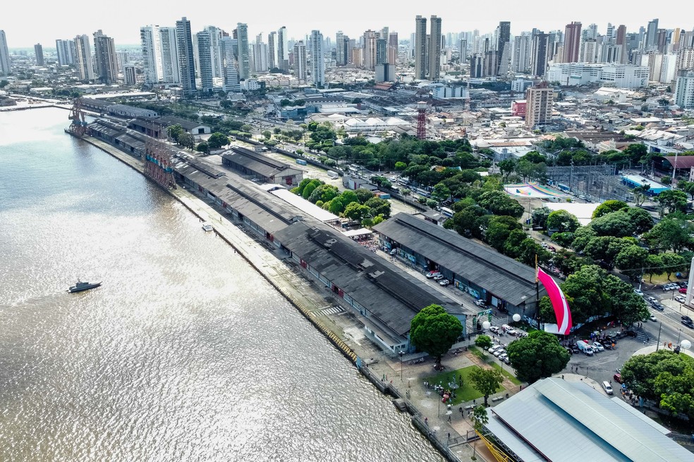 Porto Futuro II, em Belém, COP 30. — Foto: Augusto Miranda/Agência Pará