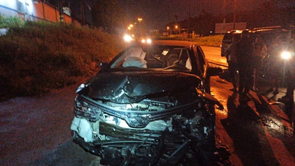 Acidente aconteceu na BR-135 em São Luís (MA) — Foto: Divulgação/PRF