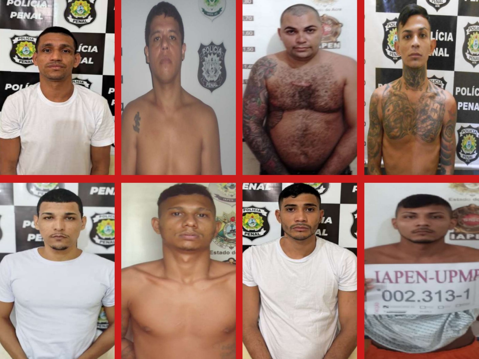 Oito detentos fogem após fazer buraco em cela de presídio no interior do Acre
