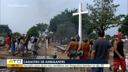 Cadastro de ambulantes para atuar no Dia dos Finados em Araguaína termina em 30 de outubro
