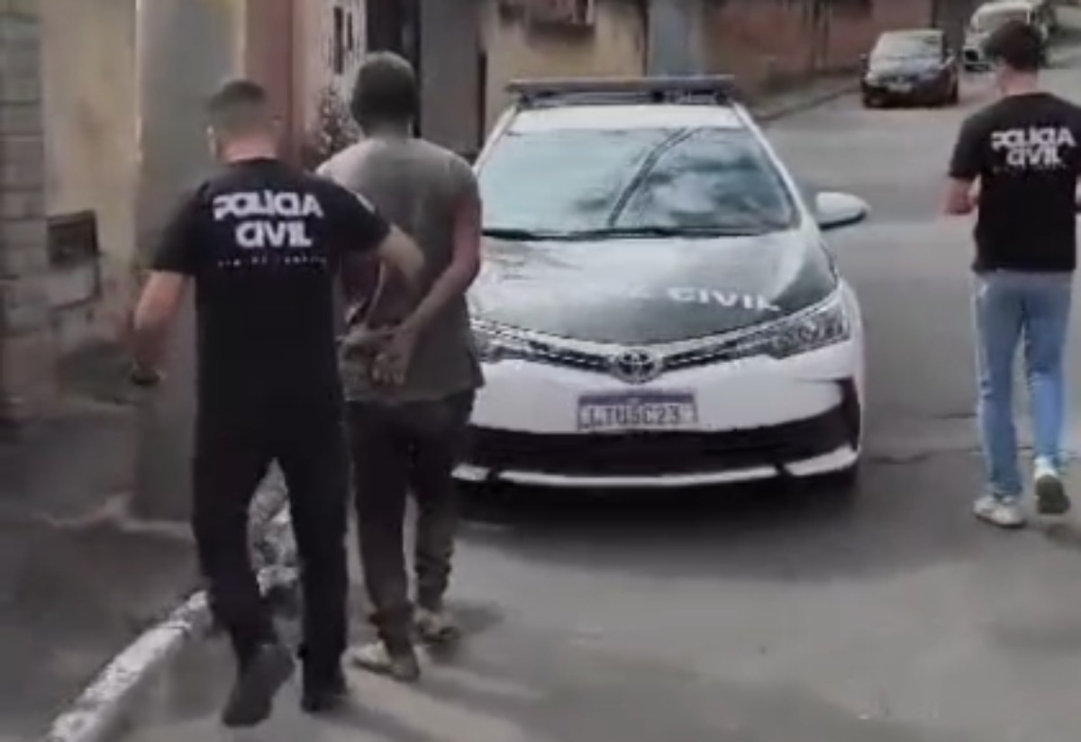 Homem é preso por matar mulher e abandonar corpo sobre linha férrea em Paraíba do Sul 