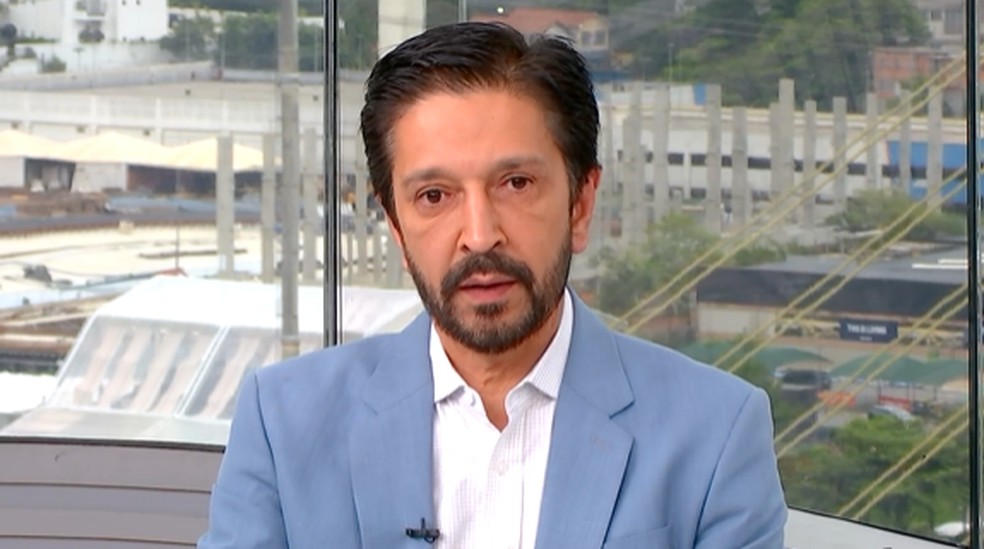 Prefeito Ricardo Nunes — Foto: Reprodução/TV Globo