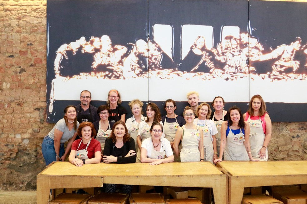 Refettorio Gastromotiva, um restaurante escola que também atua como refeitório comunitário — Foto: Divulgação
