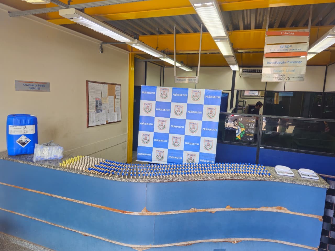 Polícia Militar apreende grande quantidade de drogas em Barra Mansa