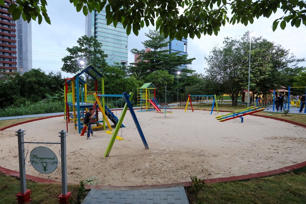 Parque Ponte dos Bilhares em Manaus — Foto: Clóvis Miranda/Semcom