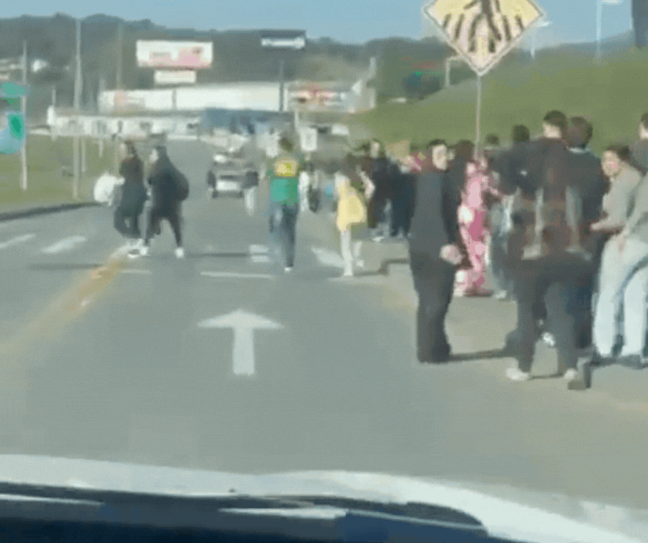 VÍDEO: vazamento de gás na BR-470 evacua shopping e causa corre-corre em Blumenau