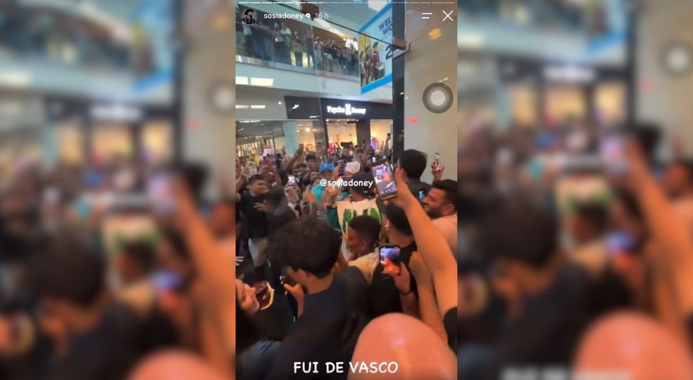 S&oacute;sia do Neymar provoca correria em shopping nos EUA. &mdash; Foto: Reprodu&ccedil;&atilde;o/Redes Sociais