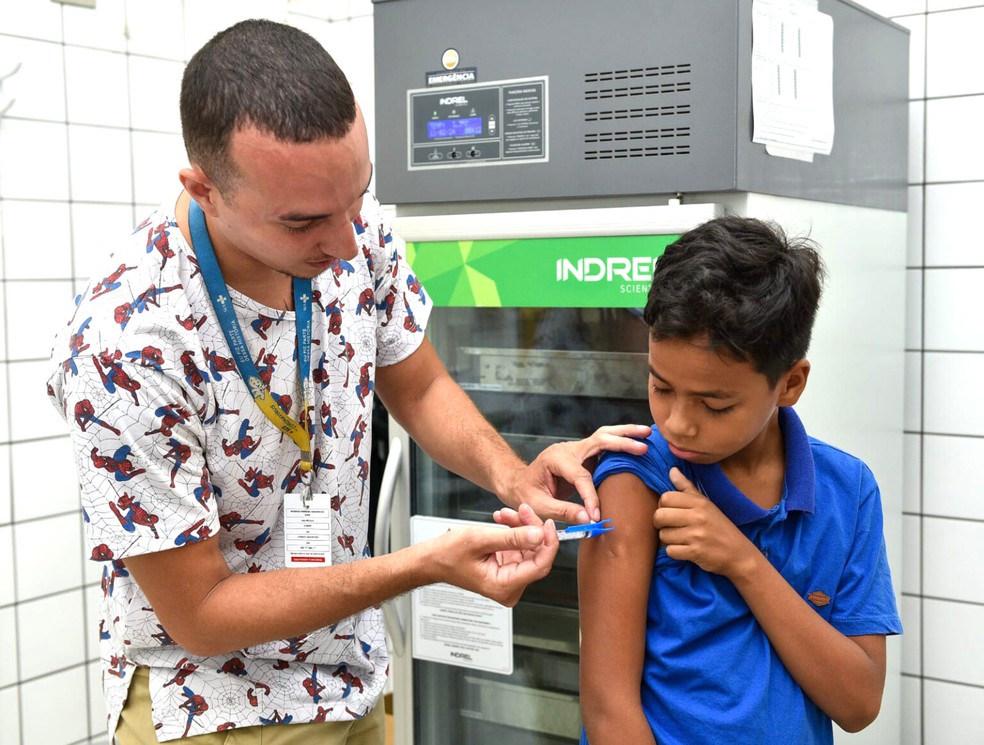 A vacinação contra a dengue iniciou nesse domingo (11) — Foto: Prefeitura/Divulgação