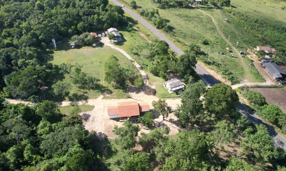 Indígenas ocupam Parque Nacional do Descobrimento, no extremo sul da Bahia — Foto: Divulgação