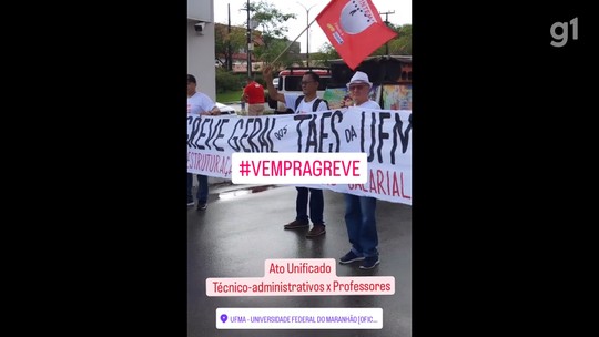 Professores da UFMA entram em greve por tempo indeterminado  - Programa: G1 MA 