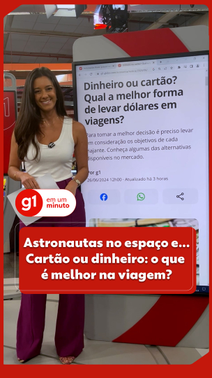 Astronautas no espaço e...Cartão ou dinheiro: ...