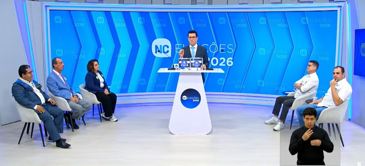 Segundo debate entre candidatos ao Governo do AM é marcado por críticas ao governo e discussões sobre segurança, economia e educação