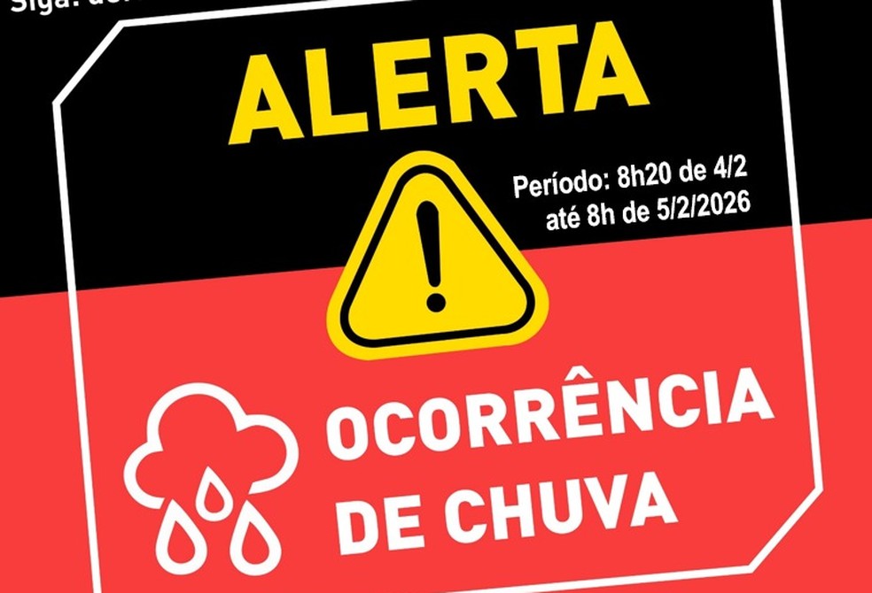 Defesa Civil mantém alerta de chuva forte em BH até a manhã de quinta