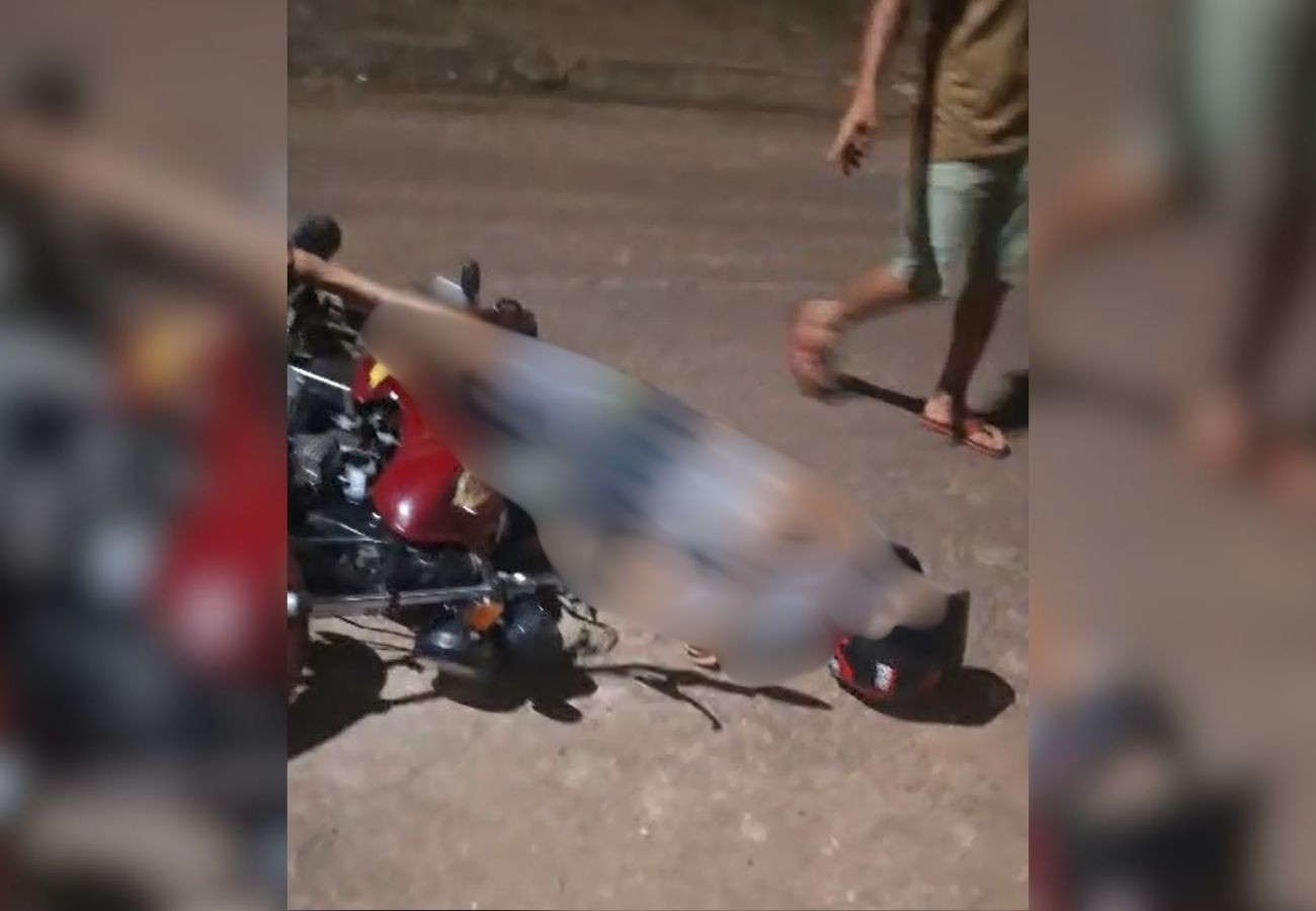 Homem é morto a tiros e encontrado caído ao lado de motocicleta em avenida no interior do TO