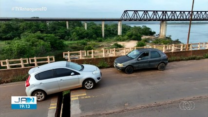 DNIT diz que deve retirar veículos de ponte entre o TO e o MA até o fim da semana