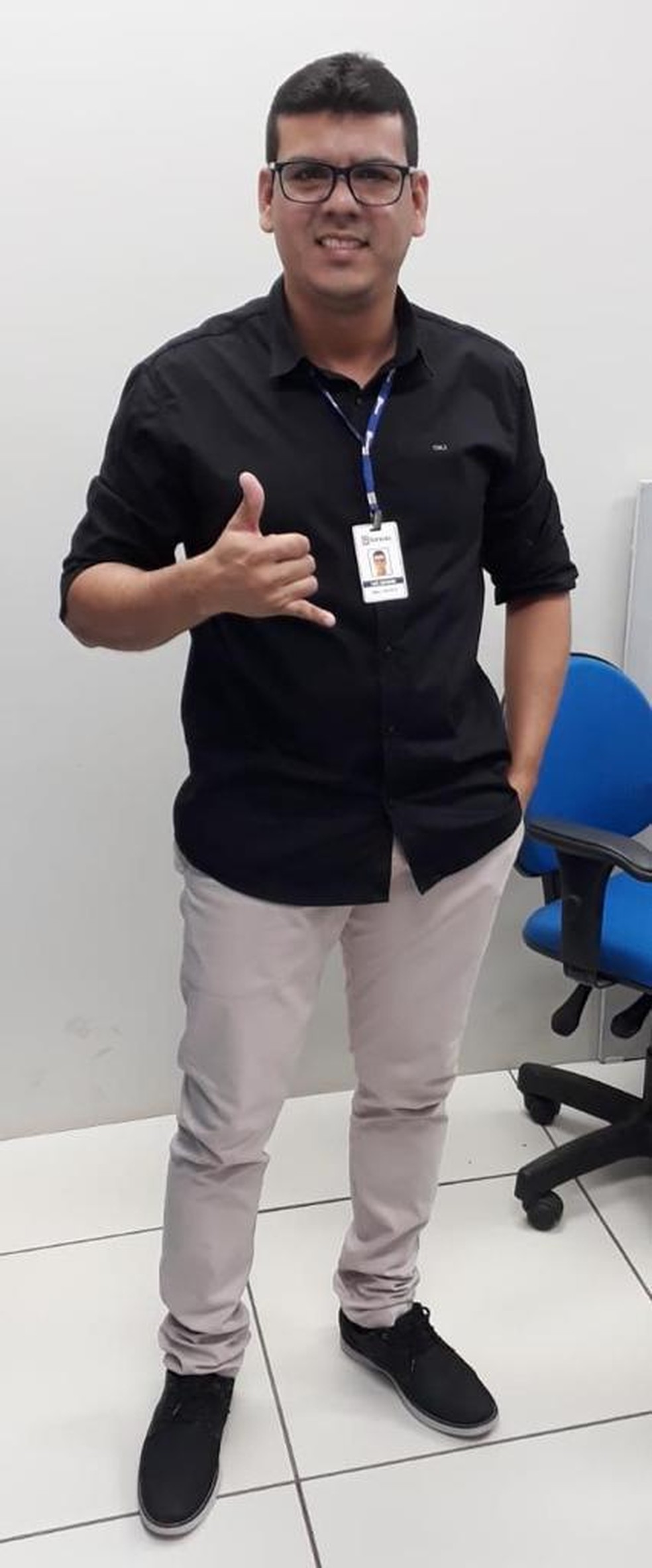 Luiz Oliveira foi morto com 37 facadas.  — Foto: Arquivo Pessoal/Reprodução 