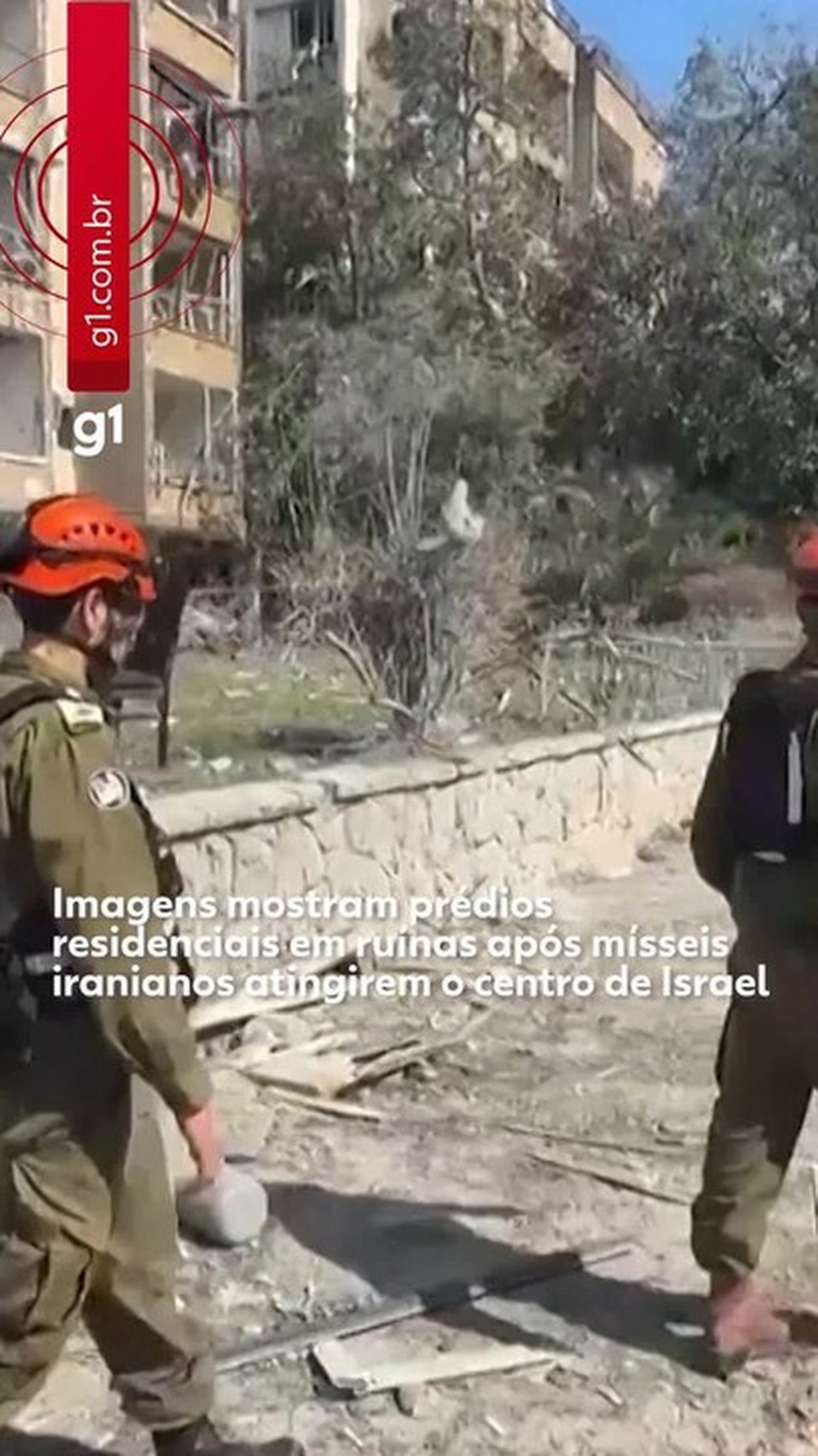 VÍDEO mostra destruição em Tel Aviv após contra-ataque do Irã