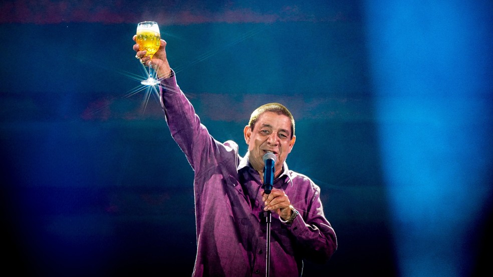 Zeca Pagodinho faz show em Natal nesta sexta-feira (25) — Foto: Stephanie Rodrigues/g1