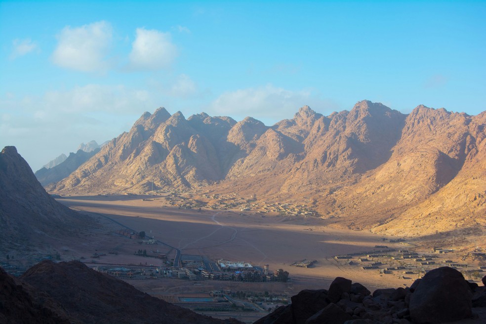 Monte Sinai, no Egito — Foto: Mohamad Sameh/Unsplash
