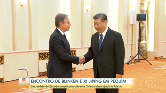 Blinken e Xi Jinping se reúnem em Pequim - Programa: Jornal Hoje 