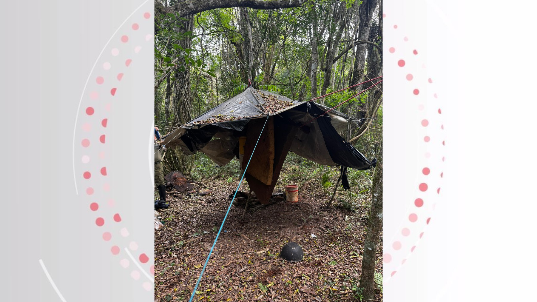 Acampamentos de caça ilegal são encontrados em área de preservação das Cataratas do Iguaçu, no Paraná