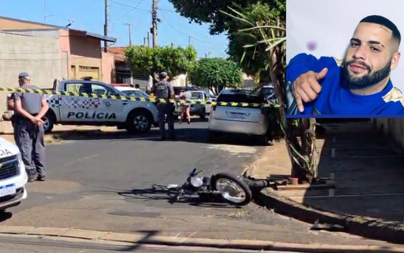 Homem morre baleado por policiais após fugir, provocar acidente e sacar arma em Jaboticabal, diz PM