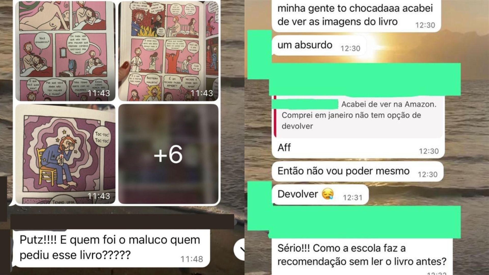 Escola particular do Recife indica livro em quadrinhos para crianças com temas como sexo, visitas a bordeis e surto psicótico