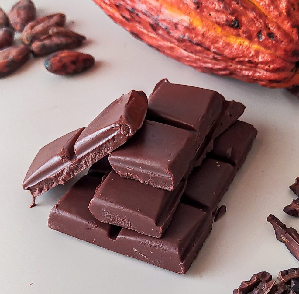 Chocolate produzido por cacau plantado em Braslia, o Cacau Candango  Foto: Divulgao