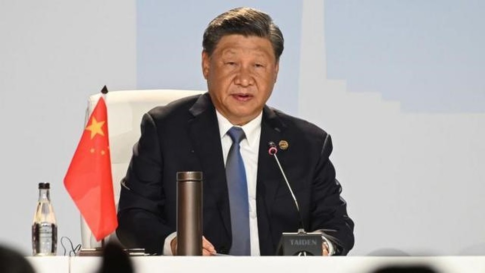 Na entrevista, Milei falou sobre o líder chinês Xi Jinping — Foto: Getty Images/Via BBC