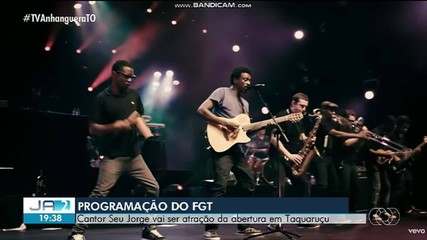Seu Jorge será atração gratuita do Festival Gastronômico de Taquaruçu